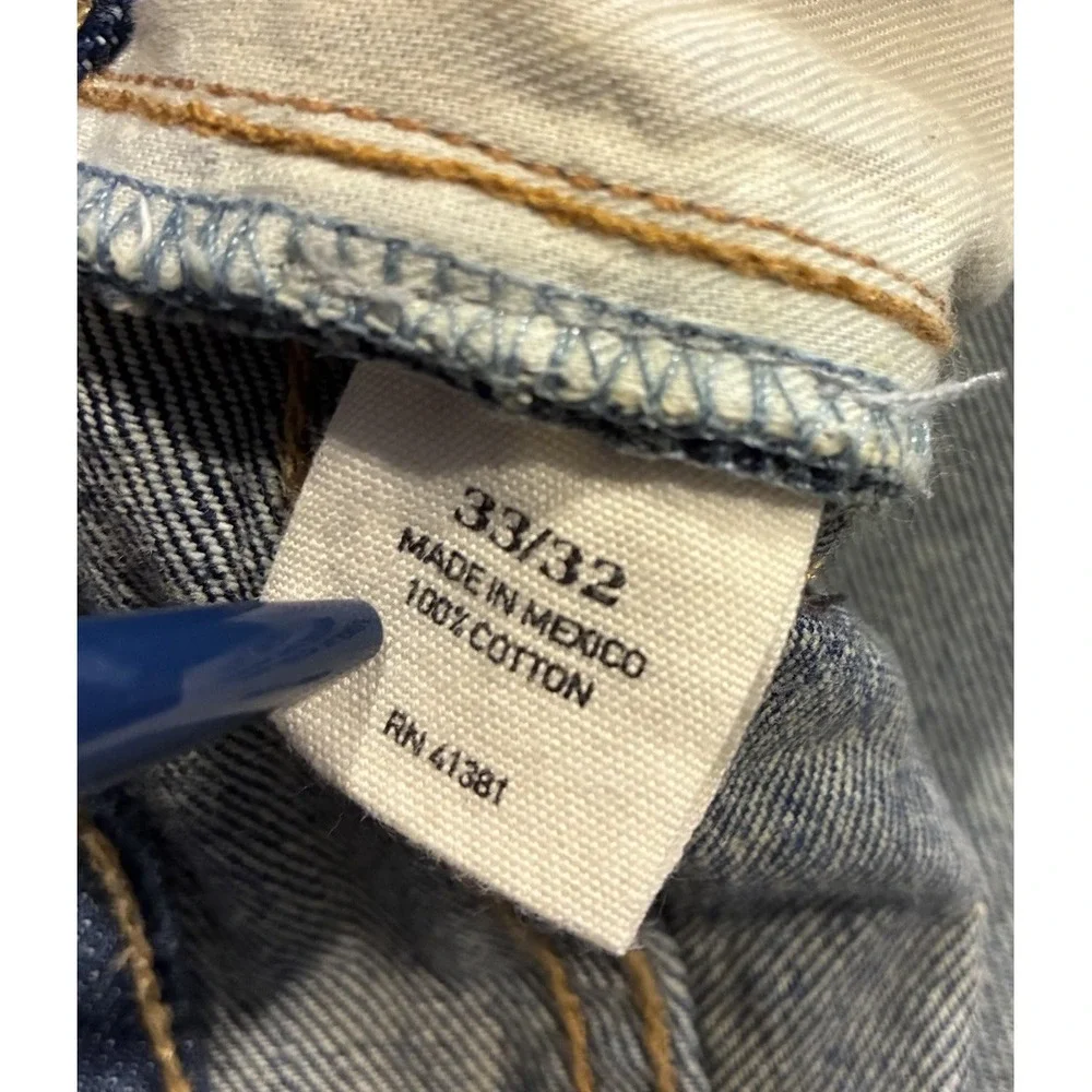 Polo Ralph Lauren 381 Slim Fit Jeans Mens 33X32 Medium Wash Blue Denim